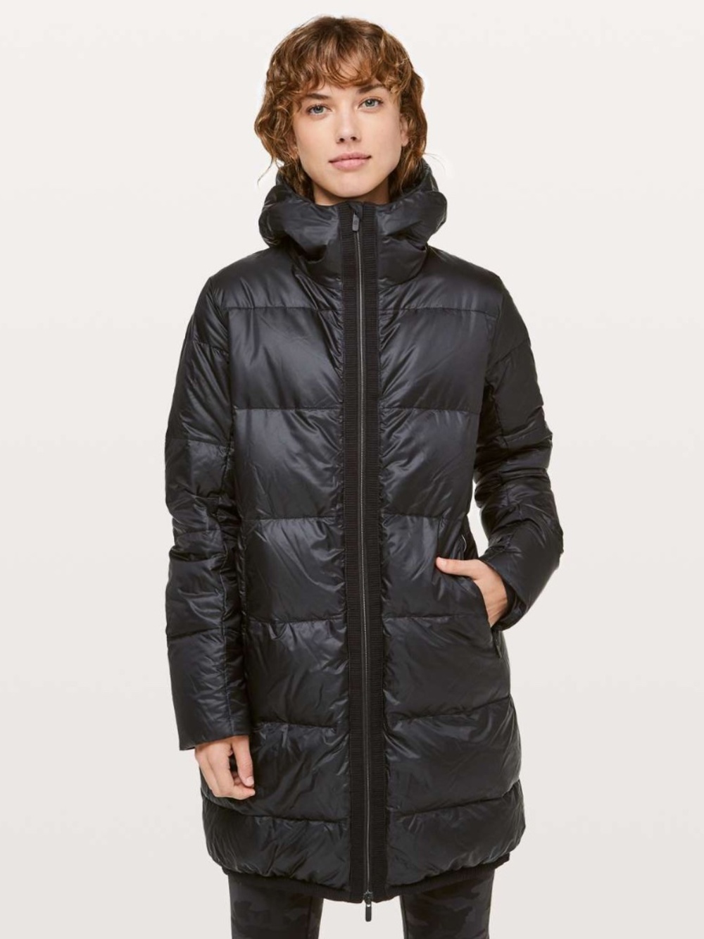 NWT size 4 Lululemon Cloudscape Long Jacket Black